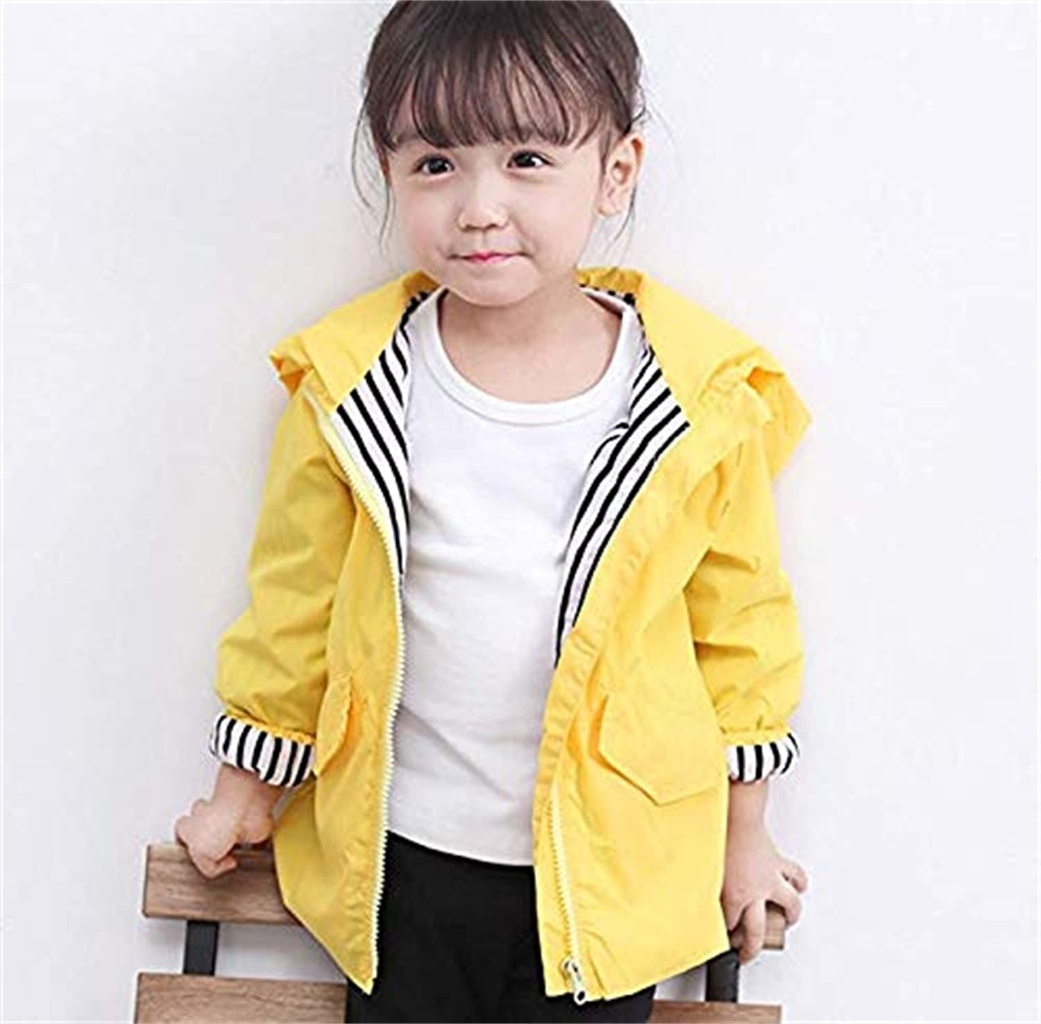 Toddler Baby Boy Girl Duck Rain Jacket Cute Cartoon Animal Raincoat Hoodie Kids Coat Fall Winter School Outfit