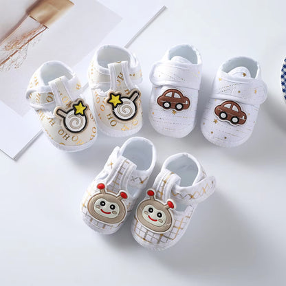 Baby Girl Shoes First Walkers Lace Floral Newborn Baby Shoes Princess Infant Toddler Baby Shoes for Boys Flats Soft Prewalkers