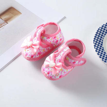 Baby Girl Shoes First Walkers Lace Floral Newborn Baby Shoes Princess Infant Toddler Baby Shoes for Boys Flats Soft Prewalkers