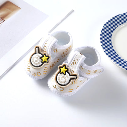 Baby Girl Shoes First Walkers Lace Floral Newborn Baby Shoes Princess Infant Toddler Baby Shoes for Boys Flats Soft Prewalkers